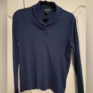 Lauren Ralph Lauren Dark Blue Blouse
